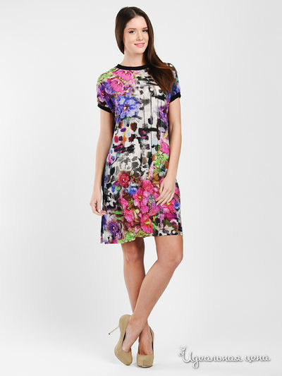 Платье Dino Chizari, цвет цвет мультиколор