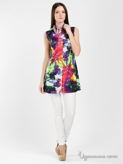 Блуза Dino Chizari, цвет цвет мультиколор