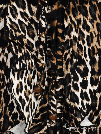 Комбинезон Dino Chizari женский, цвет черный / принт леопард