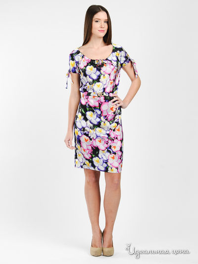 Платье Dino Chizari, цвет цвет мультиколор