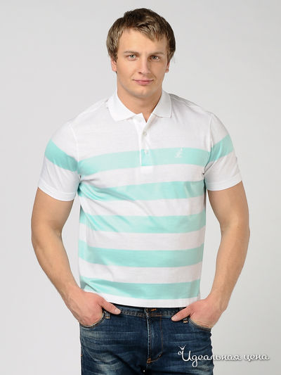 Футболка Australian, цвет цвет белый / голубой