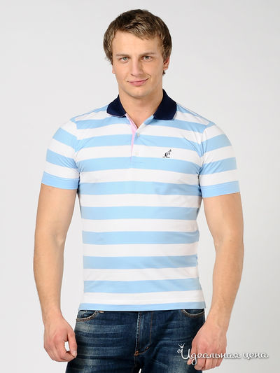 Футболка Australian, цвет цвет голубой / белый