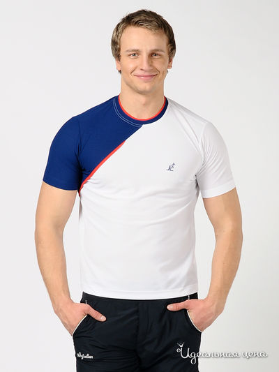 Футболка Australian, цвет цвет белый / синий