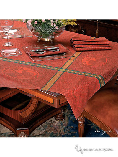Скатерть Togas, цвет цвет бордовый