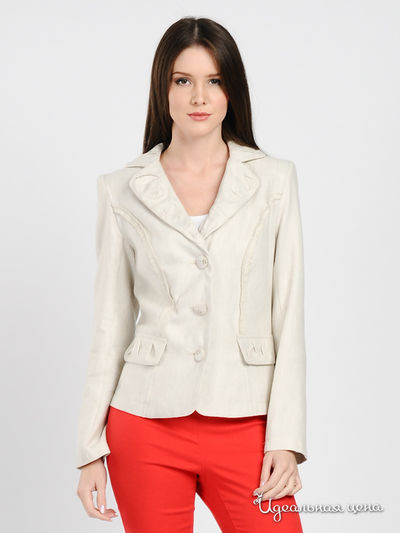Блейзер Mono collection, цвет цвет бежевый