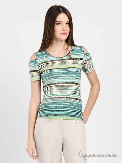 Футболка Mono collection, цвет цвет бирюзовый