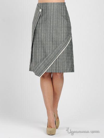 Юбка Mono collection, цвет цвет серый