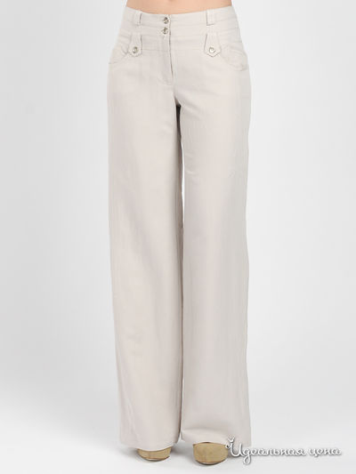 Брюки Mono collection, цвет цвет серо-бежевый