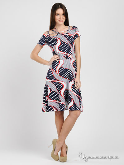 Платье Mono collection, цвет цвет мультиколор