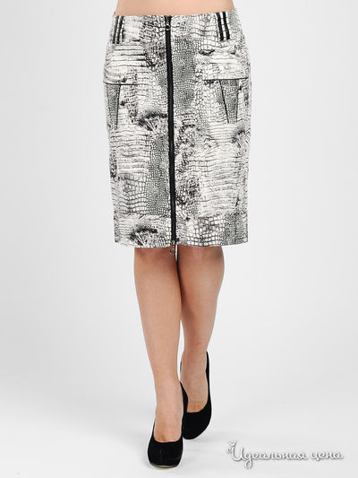 Юбка Mono collection, цвет цвет белый / черный