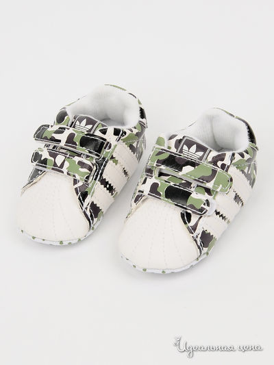 Пинетки Adidas, цвет цвет белый / мультиколор