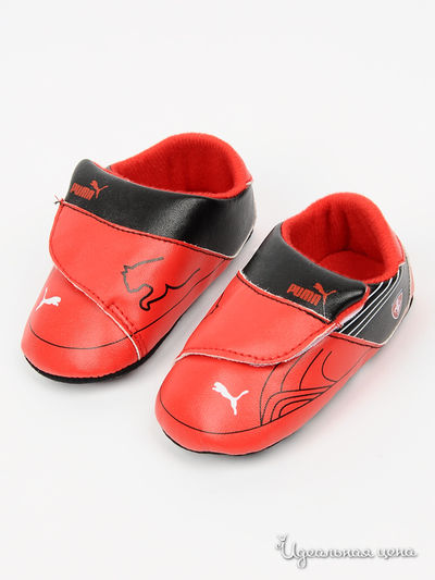 Пинетки Puma, цвет цвет красный / черный