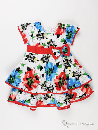 Платье Zara, цвет цвет белый / мультиколор