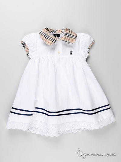 Платье Burberry, цвет цвет белый