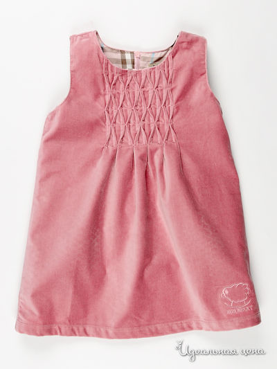 Платье Burberry, цвет цвет нежно-розовый