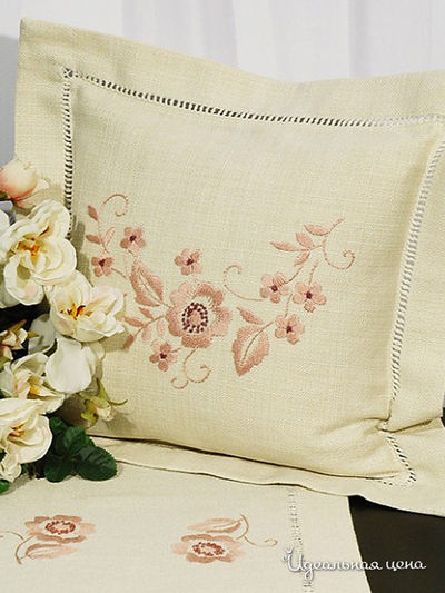 Наволочка Ernst Schafer GmbH & Co., цвет цвет молочный