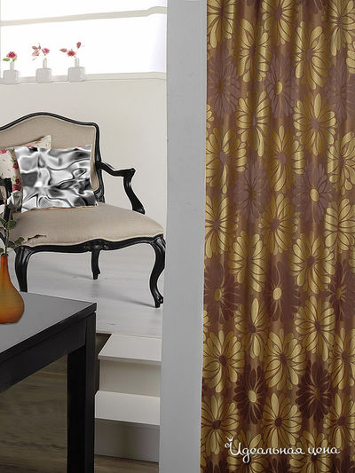 Гардины Ernst Schafer GmbH & Co., цвет цвет коричневый