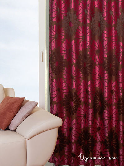 Гардины Ernst Schafer GmbH & Co., цвет цвет коричневый