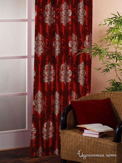 Гардины Ernst Schafer GmbH & Co., цвет цвет красный