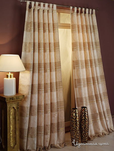 Гардины Ernst Schafer GmbH & Co., цвет цвет бежевый