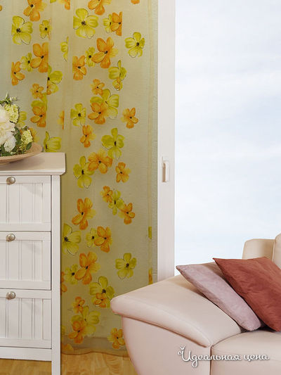 Гардины Ernst Schafer GmbH & Co., цвет цвет желтый