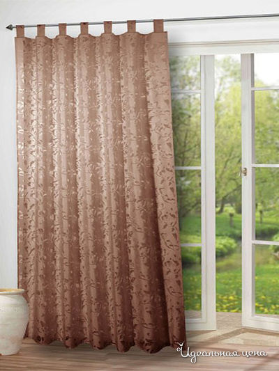 Гардины Ernst Schafer GmbH & Co., цвет цвет коричневый