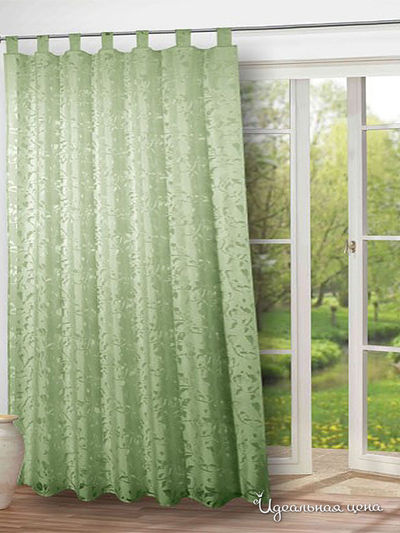 Гардины Ernst Schafer GmbH & Co., цвет цвет светло-зеленый