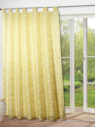 Гардины Ernst Schafer GmbH & Co., цвет цвет светло-желтый