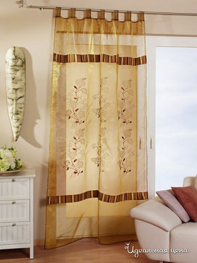 Гардины Ernst Schafer GmbH & Co., цвет цвет бежевый