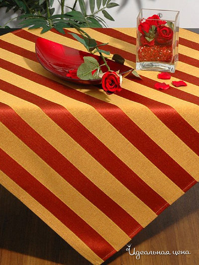 Скатерть Ernst Schafer GmbH & Co., цвет цвет желтый / красный