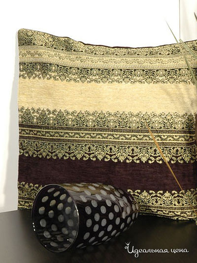 Наволочка Ernst Schafer GmbH & Co., цвет цвет бежевый / коричневый