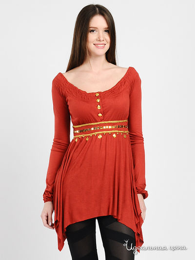 Туника Rocawear, цвет цвет терракотовый