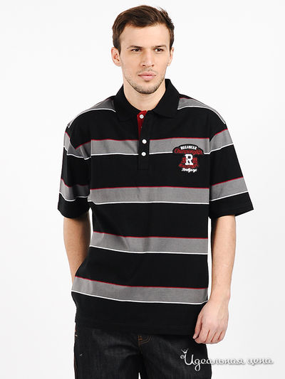 Футболка-поло Rocawear, цвет цвет черный / дымчатый