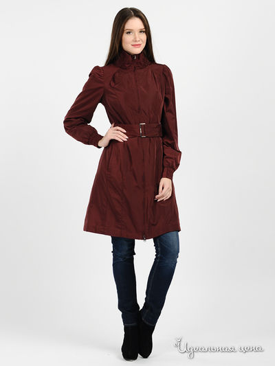 Плащ Finn-Flare, цвет цвет бордовый