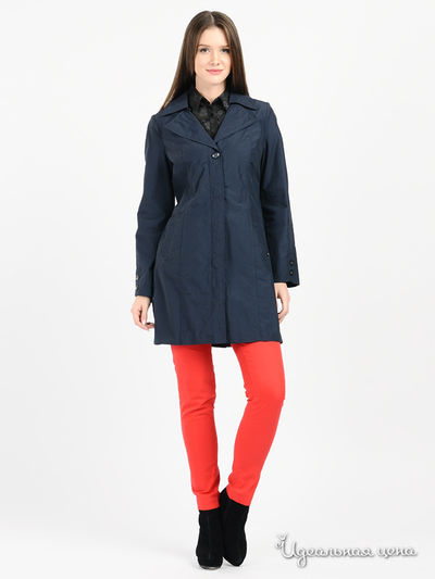 Плащ Finn-Flare, цвет цвет темно-синий