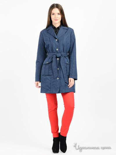 Плащ Finn-Flare, цвет цвет синий