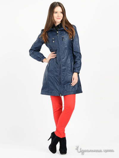 Плащ Finn-Flare, цвет цвет темно-синий