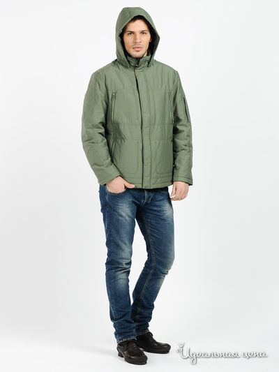 Куртка Finn-Flare мужская, цвет оливковый