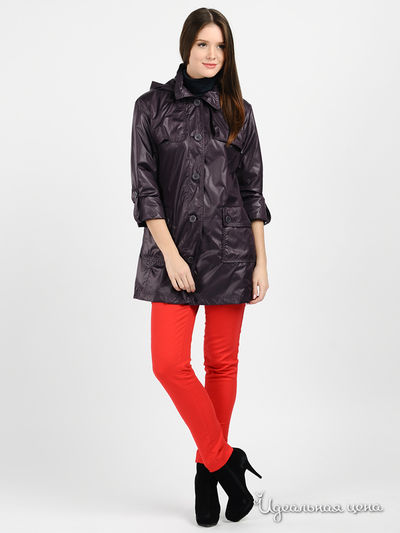 Плащ Finn-Flare, цвет цвет сливовый