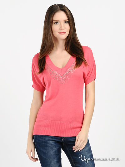 Пуловер Finn-Flare, цвет цвет малиновый