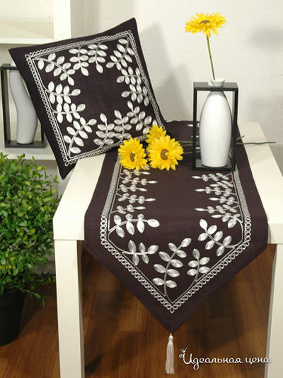 Наволочка Ernst Schafer GmbH & Co., цвет цвет коричневый