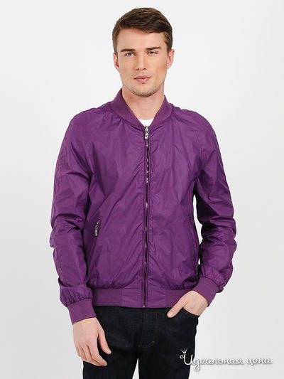 Ветровка Galliano, цвет цвет салатовый / фиолетовый