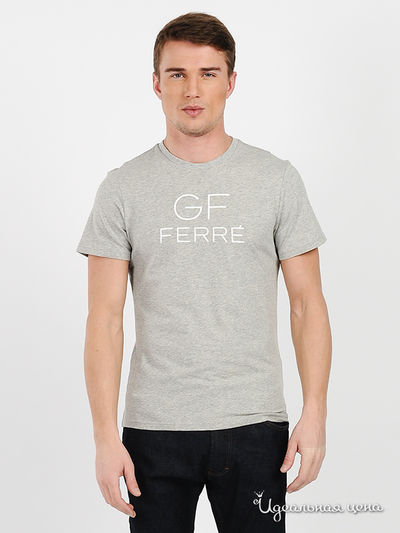 Футболка GF Ferre, цвет цвет серый меланж
