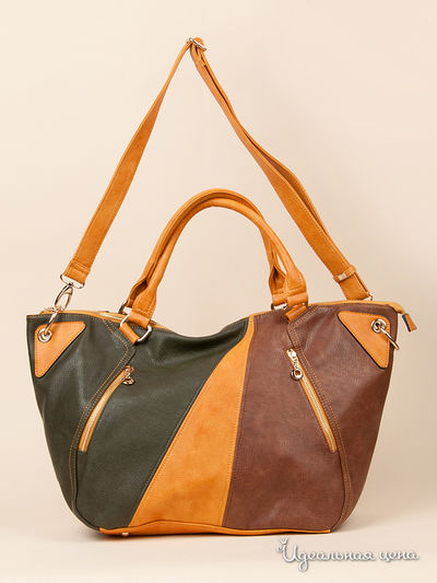 Сумка Fancy, цвет цвет оранжевый / хаки