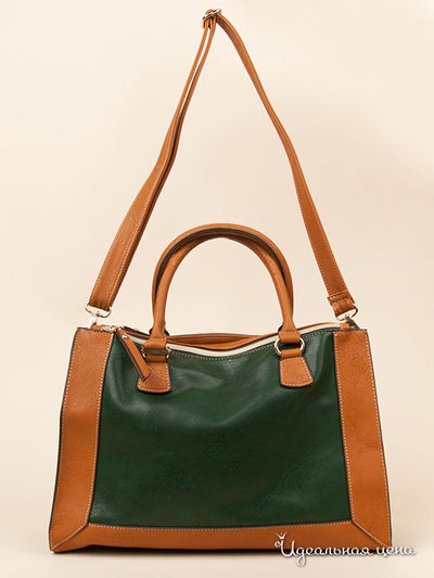 Сумка Fancy, цвет цвет зеленый / светло-коричневый