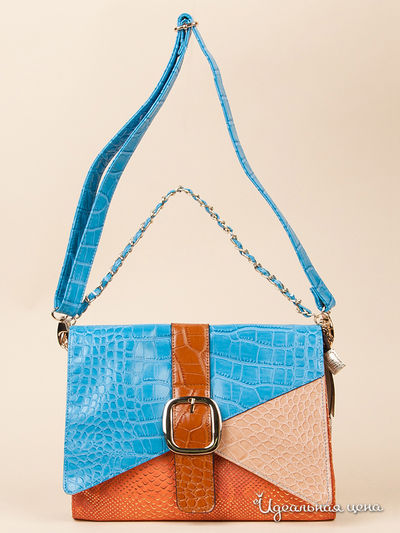 Сумка Fancy, цвет цвет синий / оранжевый