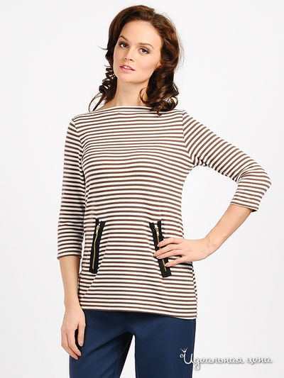 Туника Bemar, цвет цвет какао / белый