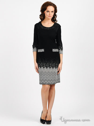 Платье Alicja, цвет цвет черный / белый