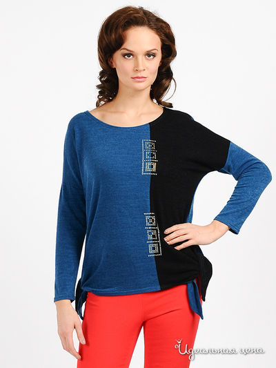 Джемпер TOJO, цвет цвет морской волны / черный