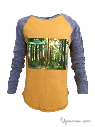 Лонгслив La Miniatura, цвет цвет горчичный / темно-серый меланж